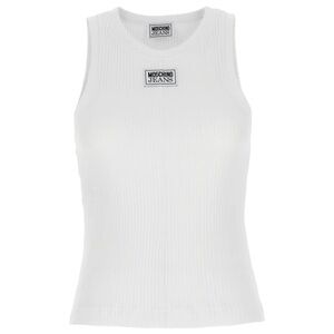 NWT Moschino Logo Patch Tank Top
